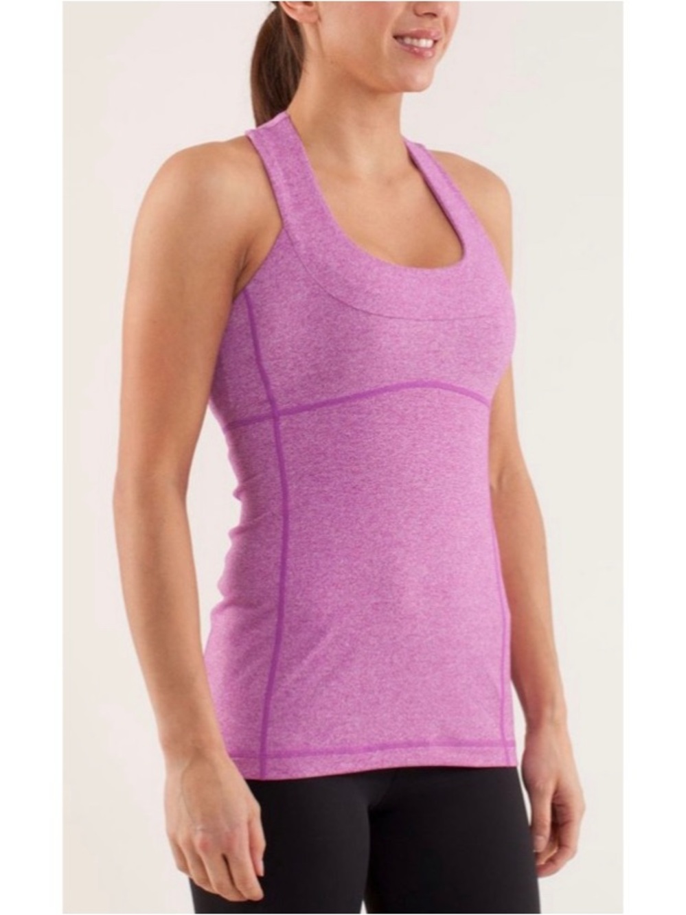 #1775 Lululemon Scoop Neck Tank
Heathered Ultra Violet 10